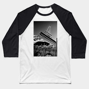 Eiffel Tower Paris Hotel Las Vegas America Baseball T-Shirt